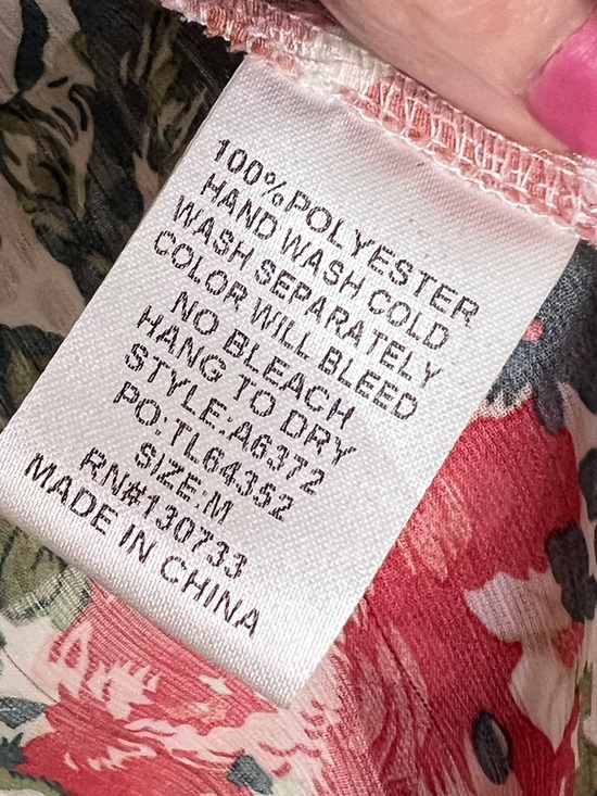 Umgee Floral Leopard Top - Picture 5 of 5